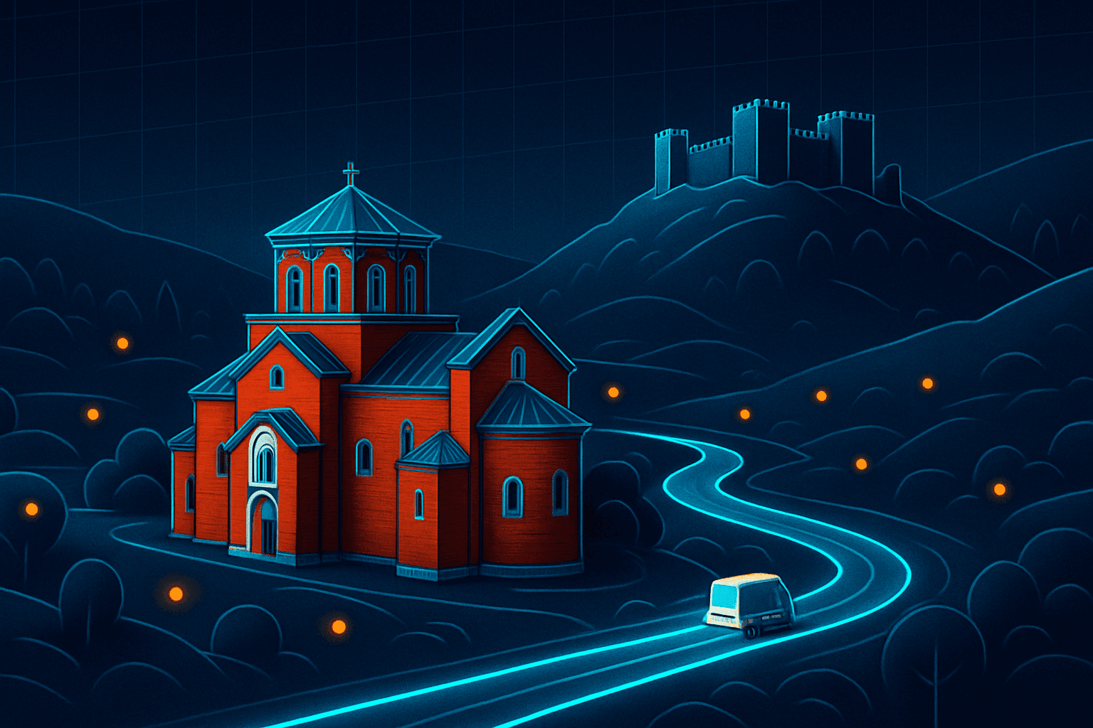Selidbe Kraljevo — manastir Žiča i tvrđava Maglič