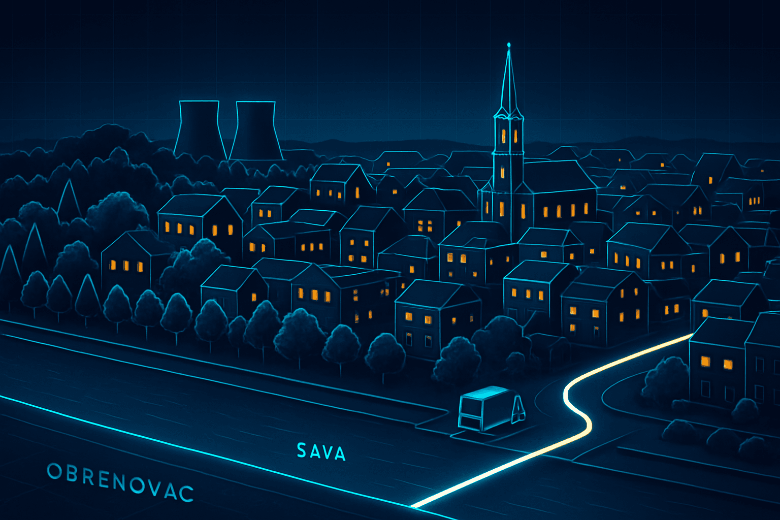Selidbe Obrenovac — grad uz Savu i park Zabran
