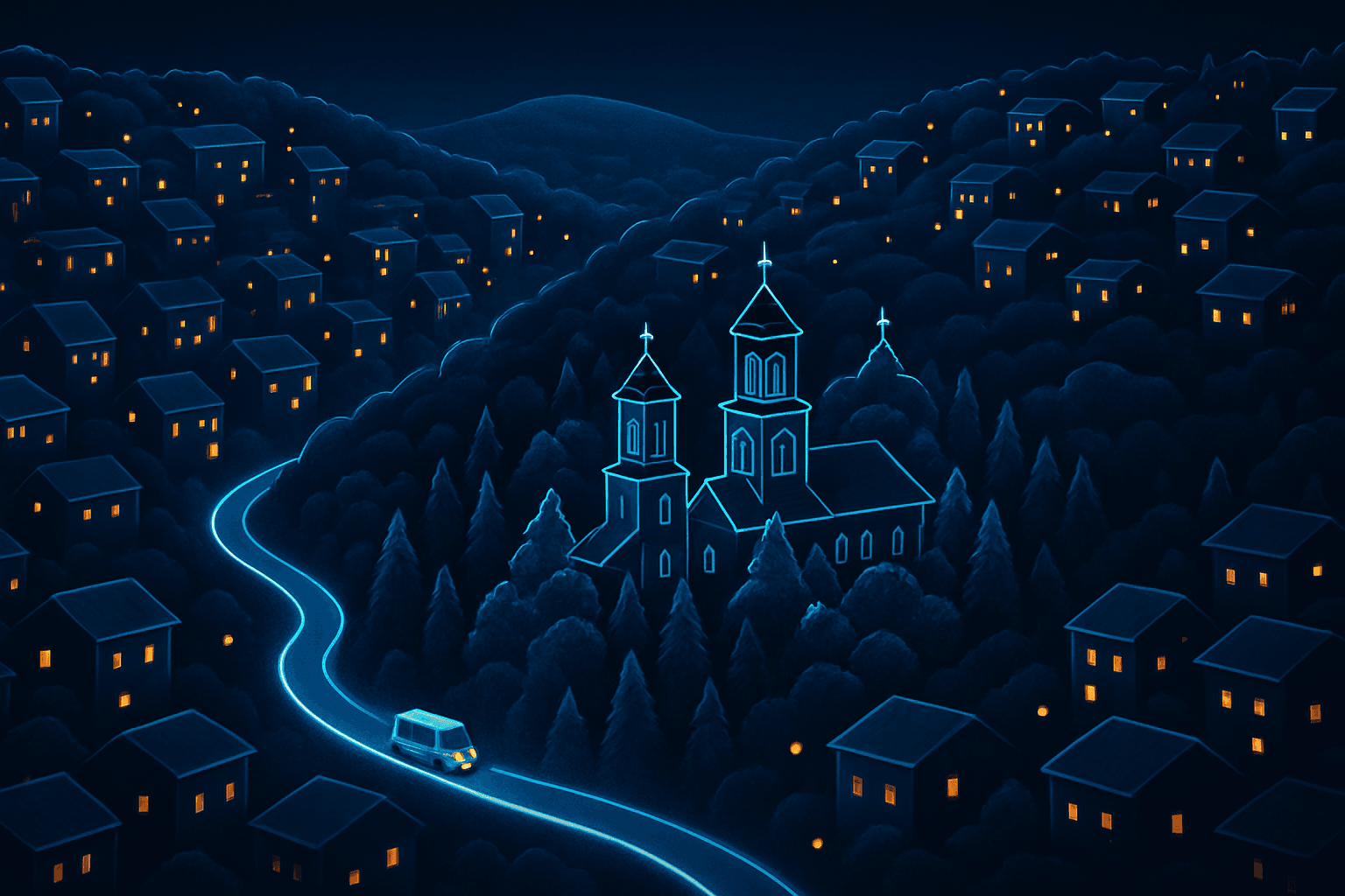 Selidbe Rakovica — manastir Rakovica i brdovita naselja